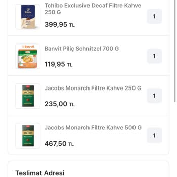 Migros Sanal Siparişimde Eksik Ürün Ve Geç Bilgilendirme