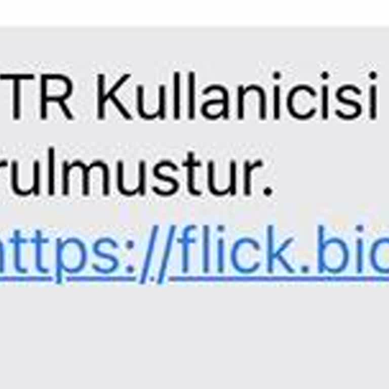 Bilinmeyen Numaradan Gelen Sahte Hesap Durdurma Mesajı Mağduriyeti