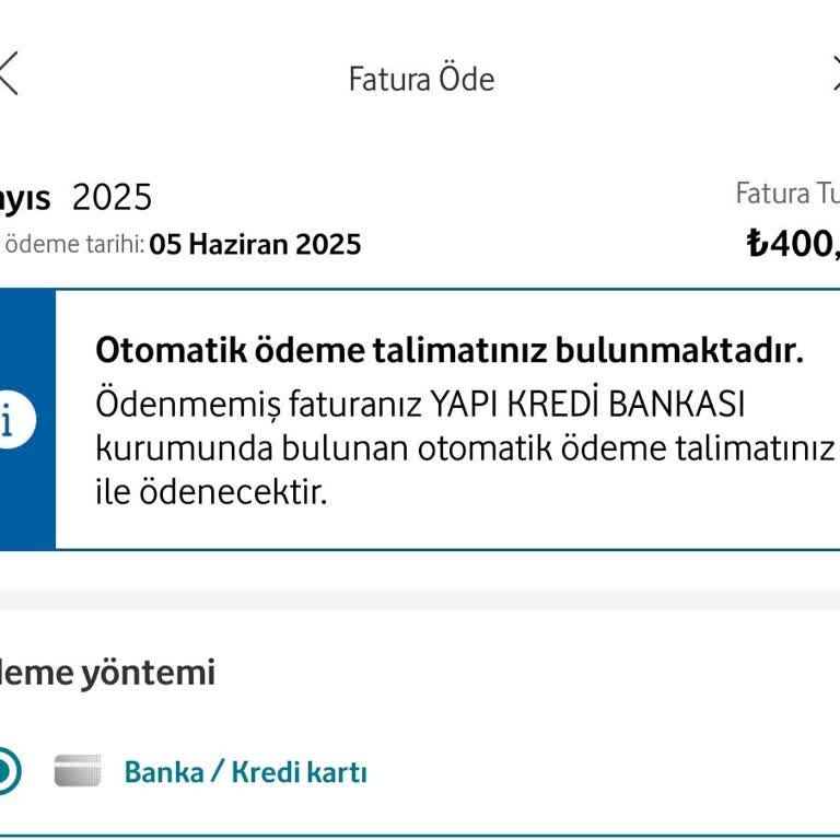 Vodafone Otomatik Ödeme Sorunu Ve Müşteri Temsilcisine Ulaşamama Mağduriyeti