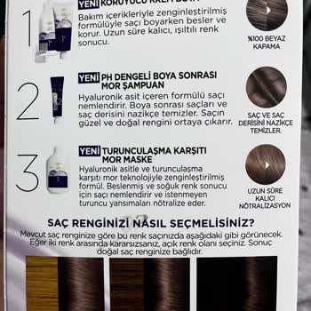 Loreal Saç Boyası Vaat Edilen Renkten Çok Farklı Turunculaşma Sorunu