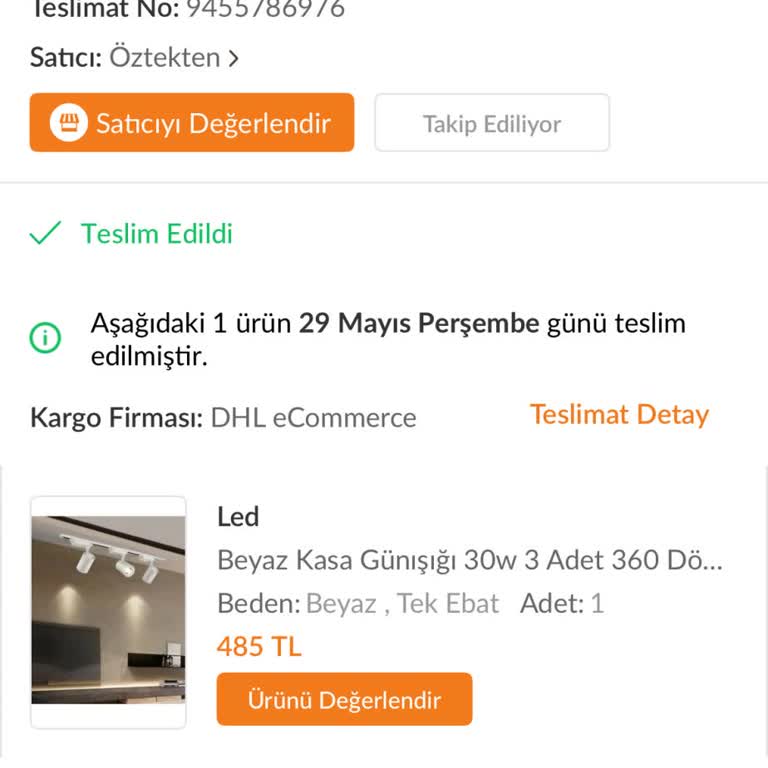 Yanlış Renk Gönderimi Ve Kargo Sorunu Yaşadım