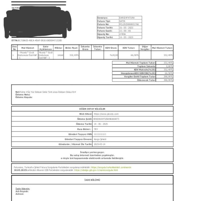 Yanlış Ürün Ve İade Sürecinde Büyük Hayal Kırıklığı