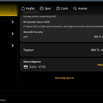 Deneme Üyeliği İptali Yapılamadı, Üyelik Ücreti Kartımdan Çekildi