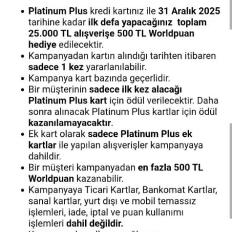 Ek Kartla Yapılan Harcamada Puan Hakkı Neden Verilmedi?