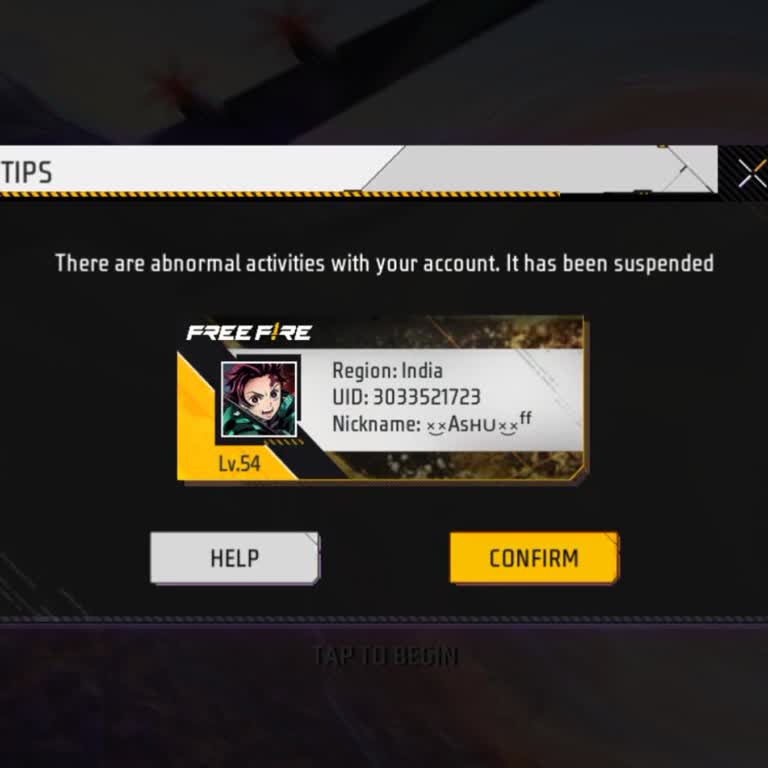 My Free Fire Max ID Suspended After Using Hack - Please Unsuspend It