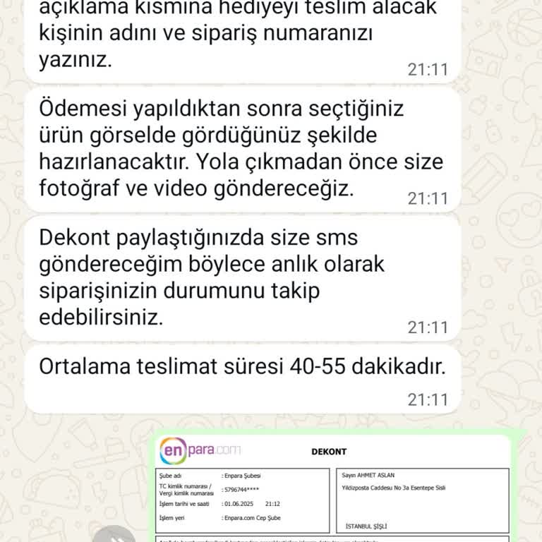 Sipariş Verip Ürün Gönderilmeyen Çiçekçi