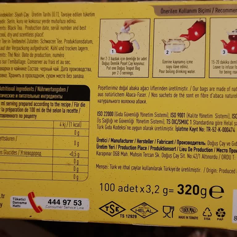 Doğuş Çay Black Label Tadında Ve Kalitesinde Beklenmedik Değişim