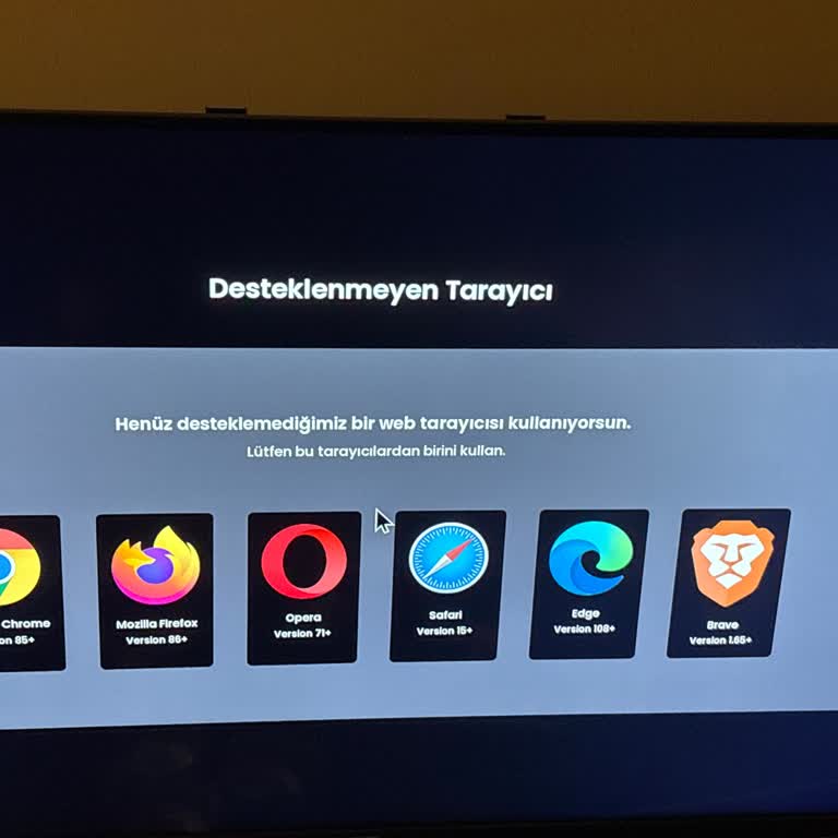 Tabii.com Microsoft Edge Tarayıcısında Açılmıyor, Erişim Sorunu Yaşıyorum