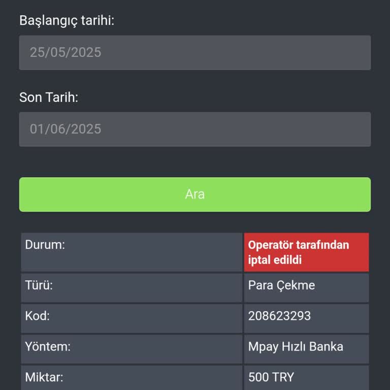 Şanscasino Paramızı Ödemiyor