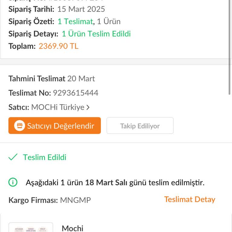 Mochi Yeni Alınan Pompa 3 Gün İçinde Şarj Tutmamaya Başladı, Mağduriyetimin Giderilmesini İstiyorum!
