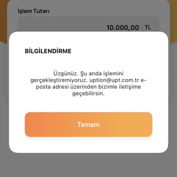 Uption Üyeliğimde İşlem Yapamıyorum Acil Çözüm Bekliyorum