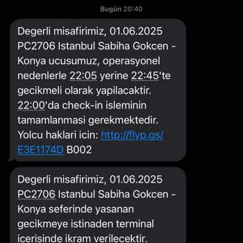 Pegasus Rötarında İkram Krizi: Aç Ve Mağdur Kaldık