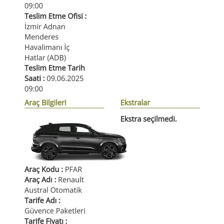 Planlarımı Altüst Eden Araç Teslim Skandalı