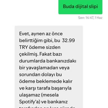Spotify Premium Ödemem Alınmadı, Papara'ya Ulaşamıyorum