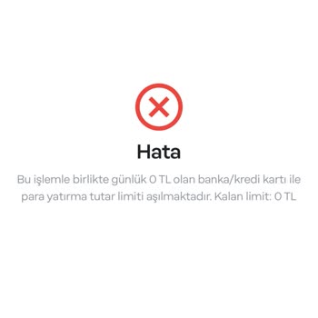Papara Hesabına Para Yatırılamıyor: Limit Hatası Ve Süreçte Devam Eden Sorun
