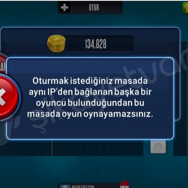101 Okey Plus'ta Aynı IP Hatası Ve Çözüm Eksikliği