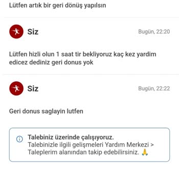 Yemeksepeti Teslim Edilmeyen Sipariş Ve Yetersiz Müşteri Hizmeti Sorunu