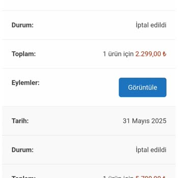 Ödeme Yapılan Siparişler İptal Edildi, Para İadesi Ve Destek Sağlanmadı