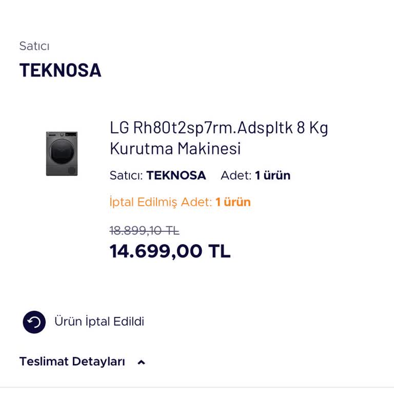 Siparişimin Gerekçesiz İptal Edilmesi Ve Mağduriyetim