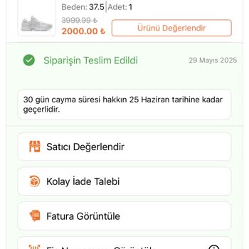 Kampanyadan Aldığım Ayakkabılar Yanlış Model Ve Numara Gönderildi