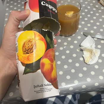 Cappy Şeftali Meyve Suyunda Şüpheli Beyaz Parça Ve Hijyen Endişesi