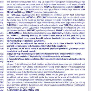 Turkcell Yanlış Tarife ve İstenmeyen Aboneliklerle Mağdur Edildim