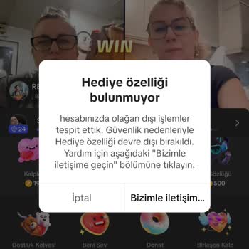 TikTok Jetonlarım Kullanılamıyor, Hediye Özelliği Kapatıldı