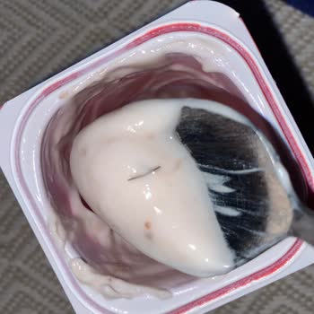 Eker Çilekli Probiyotik Yoğurttan Kıl Çıkması Şaşırttı