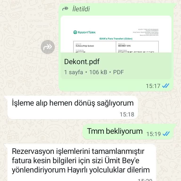 Ödeme Sonrası Tekrar Ücret Talebiyle Karşılaştım