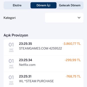 İzinsiz Oyun Ve Dijital Platform Harcamaları Nedeniyle Hesabımdan Para Çekildi
