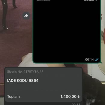 Yanlış Sipariş Ve İade Kodu Nedeniyle Mağduriyet Yaşadık