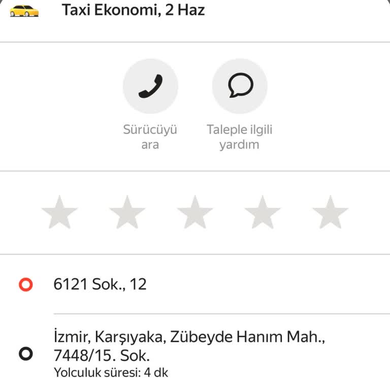 Yandex GO İle Beklenenden Yüksek Ücret Ödedim