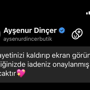 İade Talebine Olumsuz Yaklaşıp Şikayetimi Kaldırmamı İstediler