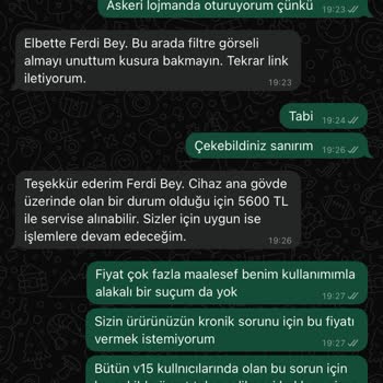 Dyson V15 Süpürgemin Kronik Arızası Ve Yetersiz Destek