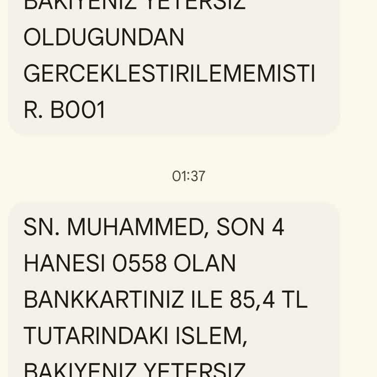 Hesabımdan İzinsiz İşlem Bildirimi Ve Güven Sorunu Yaşıyorum