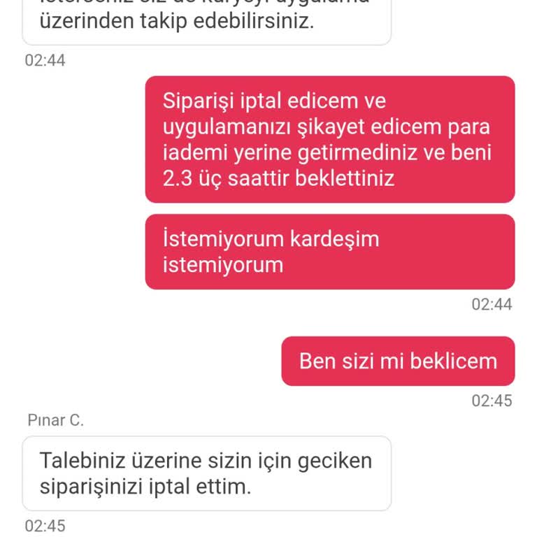 Siparişimin İptalinde Yaşadığım Uzun Bekleme Ve İletişim Sorunları