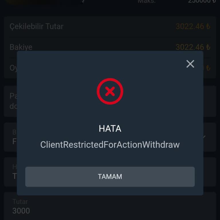 Beklenmedik İşlem Sonrası Yaşanan Güven Kaybı