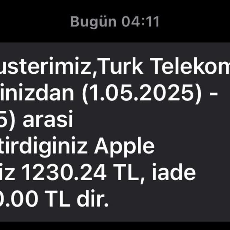 Onayım Olmadan Yapılan Apple Harcaması Ve Türk Telekom'dan Acil Destek Talebi