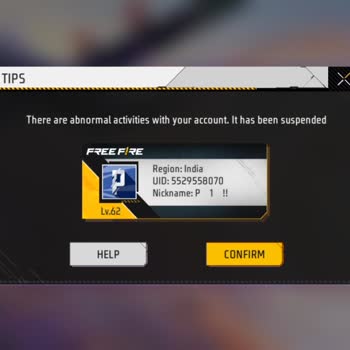 Garena Free Fire Account Suspended - I Used a Third-Party App by Mistake