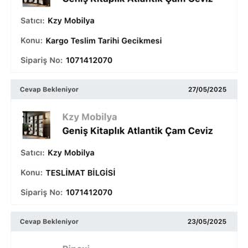 Satın Aldığım Kitaplık Teslim Edilmedi, İletişim Sağlanamıyor