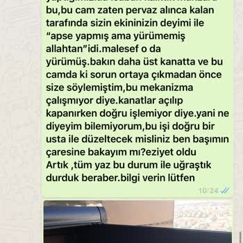 Montajda Camlarım Çatladı, Firma Sorumluluk Almadı!