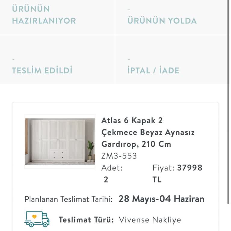 Teslimat Tarihi Yanıltıcı Çıktı, Siparişim Hâlâ Hazırlanmıyor