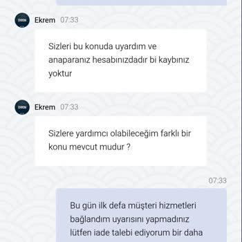 Kazancım Haksız Şekilde Kesildi, İade Talep Ediyorum