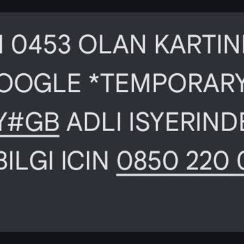 İzinsiz Yapılan Kart İşlemlerinin İadesini Talep Ediyorum