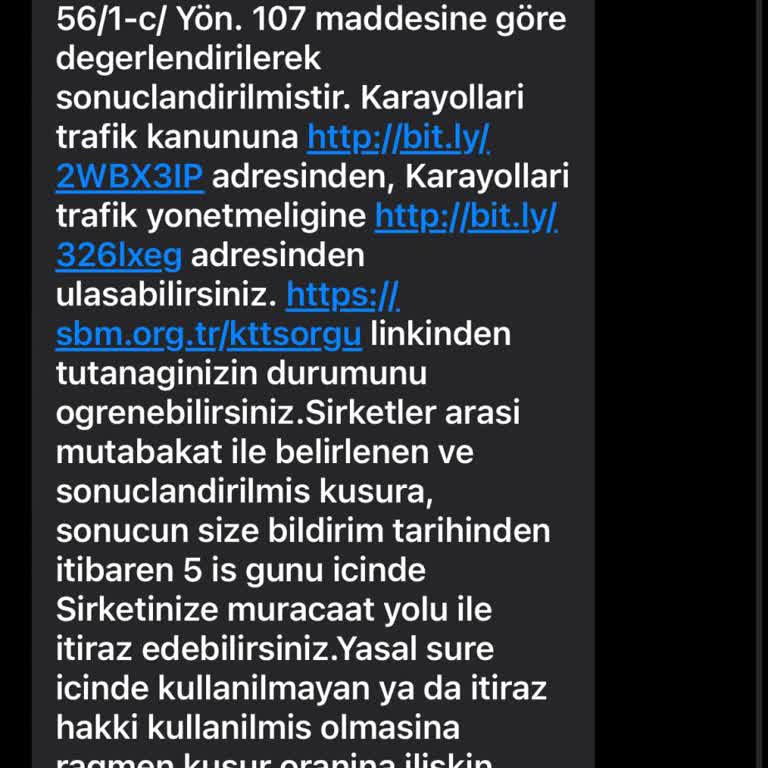 Adıma Yanlış Kaza Tutanak Mesajı Geldi, Sorumluluk SBM'de