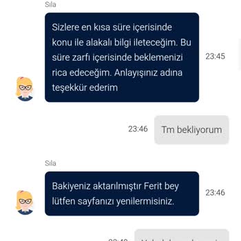 Yatırdığım Para Hesabıma Geçmedi Ve Sorunum Çözülmedi