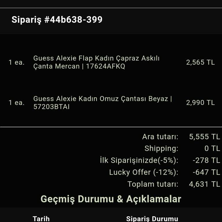 Siparişim Teslim Edilmedi, Ücret İadesi Yapılmadı