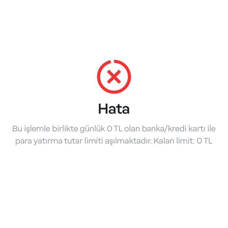 Papara İşlem Kısıtı Hakkında