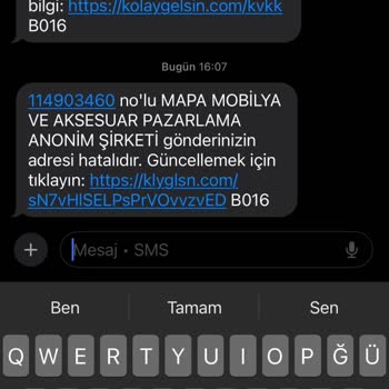 Kargo Teslimatında Yanlış Adres Bildirimi Ve İletişim Sorunu