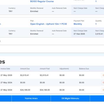 Open English'ten Bilgi Verilmeden Otomatik Yenileme Ve İade Sorunu